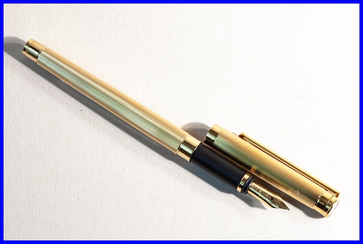 GOLD plated fine Pin Stripe MONTBLANC NOBLESSE Fountain Pen Nib