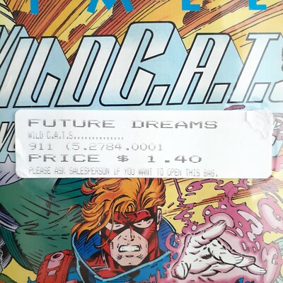 Wildcats Tシャツ Lサイズ アメコミ Jim Lee ビンテージ Wildcats #1 Image Comics 1992 WildC.A.T.S. Jim Lee Covert
