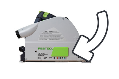 KOTA Dust Arbor Cover Compatible with Festool TS75 Saws - GREEN