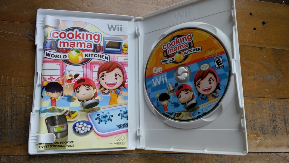 Like New ✹ COOKING MAMA World Kitchen ✹ Nintendo Wii / Wii U Game ✹ COMPLETE - Image 2 of 3