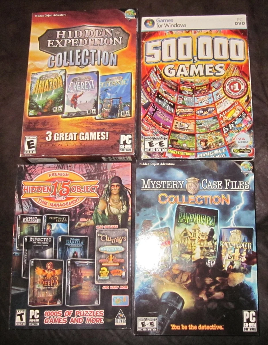 23 Hidden Object games PC Win or Mac CD Rom Games ADULT OWNED & GREAT  CONDITION! | eBay