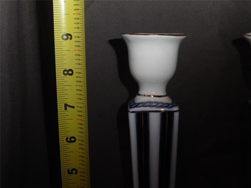 Porcelain Treasures By Betty Platner Candlesticks Candle Holders - Picture 8 of 10