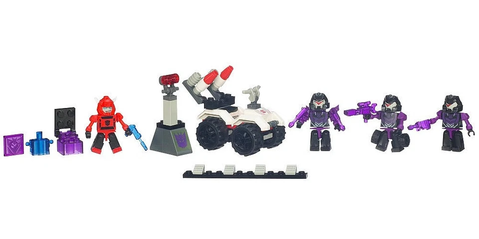 TRANSFORMERS Kre-o Decepticon Ambush MINIFIGURES Cliffjumper Battle Pack VEHICON - Image 3 of 4
