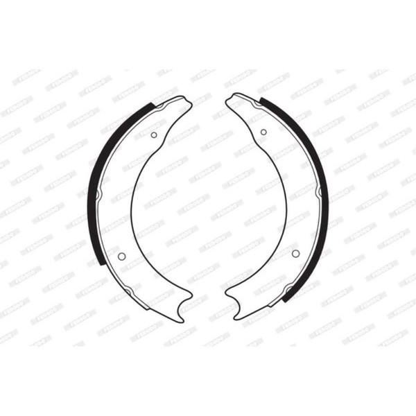 Ferodo Bremsbackensatz Bremsbacken Hinten FüR Renault 6 118_ 4 112_ R21_ R23_-image