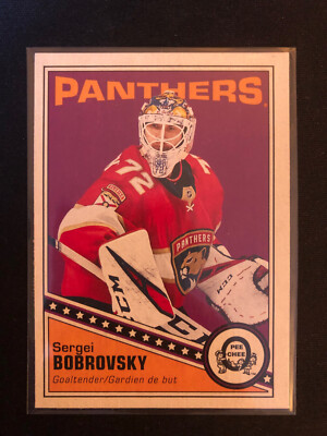 2019-20 O-Pee-Chee Update Retro #607 Sergei Bobrovsky - Florida Panthers