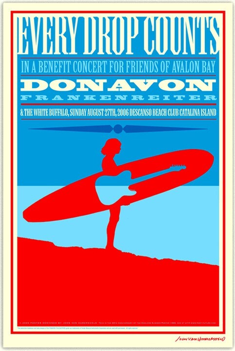 donovan frankenreiter グラフィック Donovan Frankenreiter POSTER Every Drop Counts SIGNED John