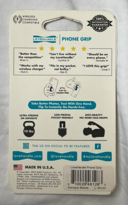 NEW Love Handle Universal Safety Phone Grip For All Phone Types