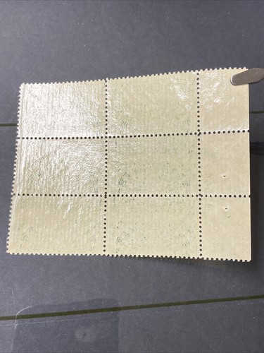 Bloque de 6 placas de manipulación especiales EE. UU. QE3 muy fino como nuevo nunca bisagras - Imagen 2 de 2