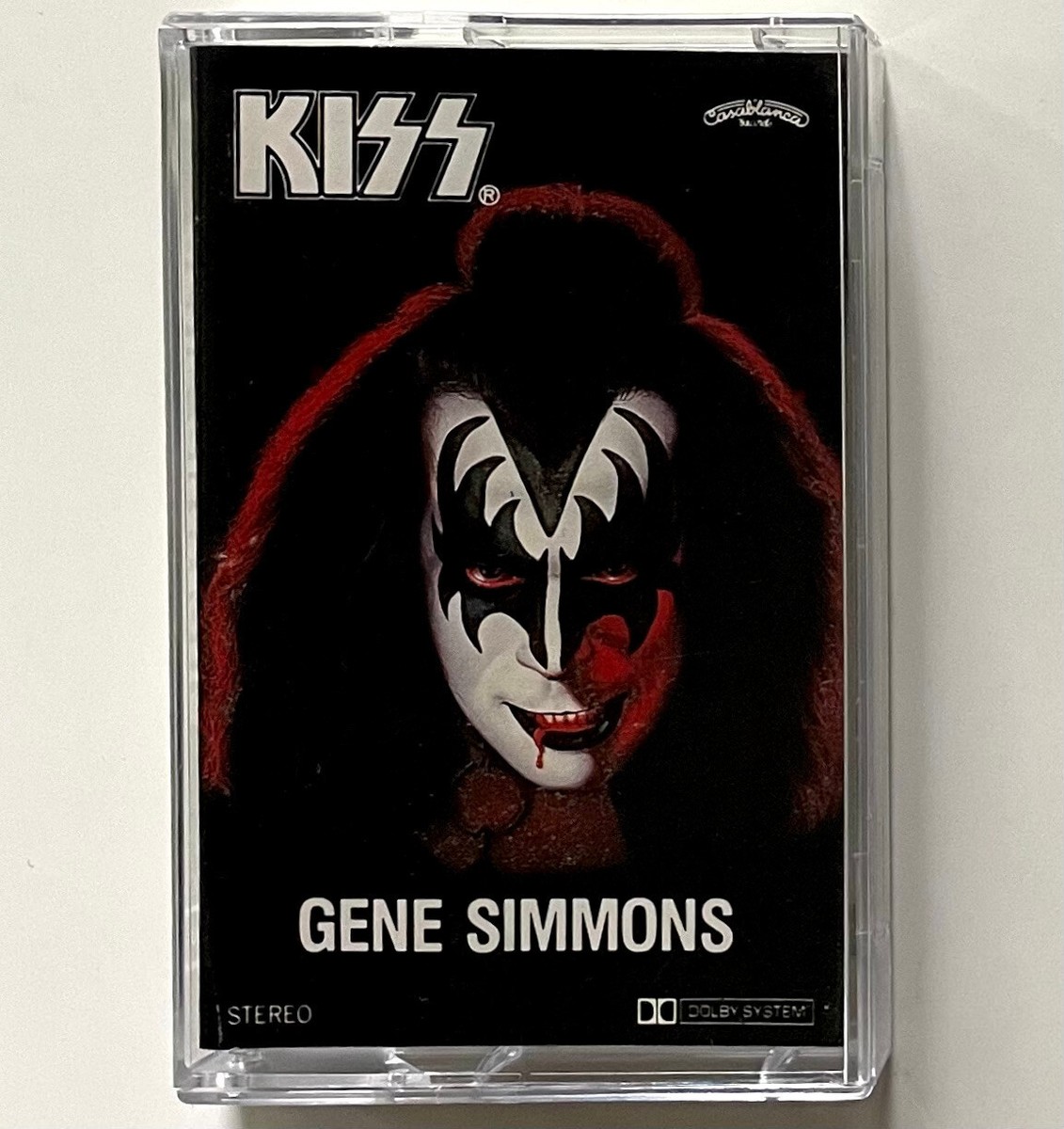 KISS Vtg 1978 GENE SIMMONS - SOLO ALBUM - Cassette Tape