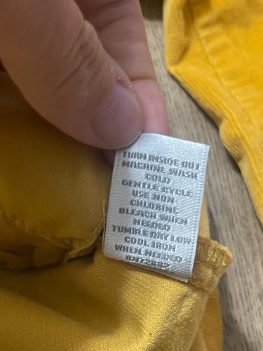 Fashion Bug Jacket, Women's Size 10, Yellow, Button Up, Corduroy - Picture 10 of 11
