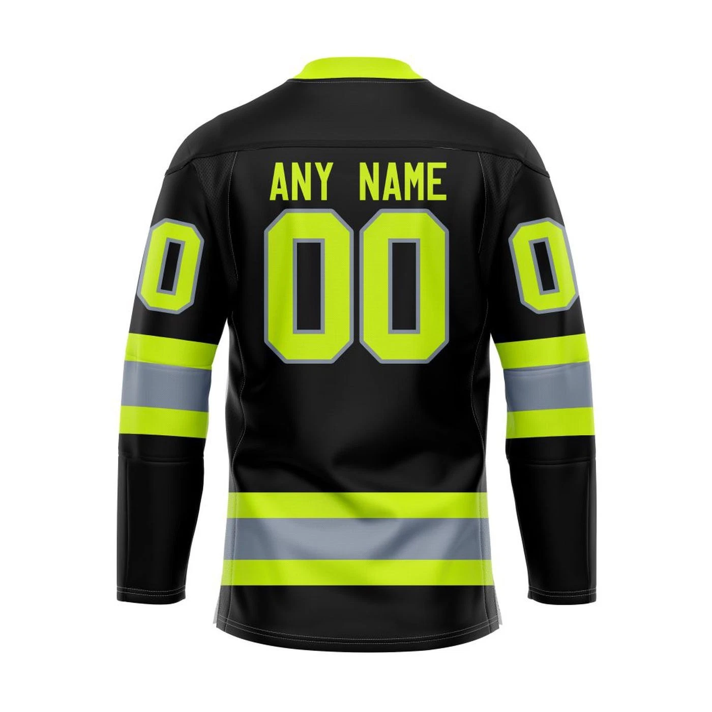 Personalize Boston Bruins Special Design Honoring Firefighters Lace Hockey Shirt