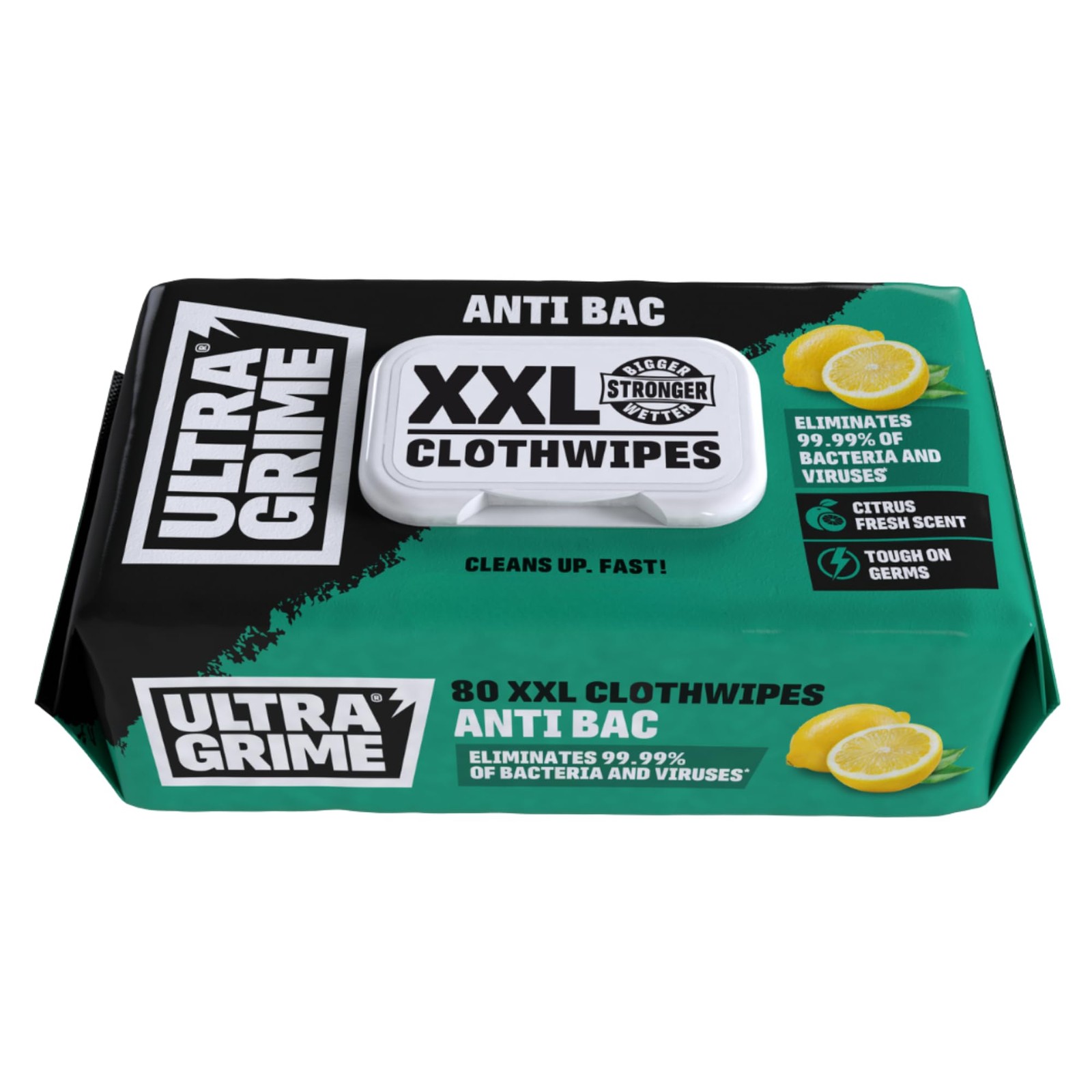 B&Q -  Life Citrus Anti-Bacterial WipesPack Of 80 - Image 3