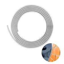 Car Door Edge Guards Chrome Universal U Shape Moulding Trim Strip 16FT Silver