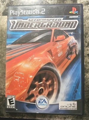 Need for Speed: Underground (Sony PlayStation 2, 2003) PS2 Game + Manual 