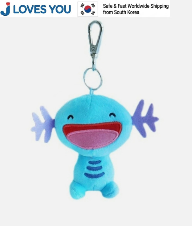 Pokemon Shiny Wooper Bag Chain Keyring Doll 8cm Korean Stuffed Plush Doll Toy