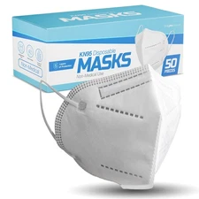KN95 Face Masks - 50 Pack - 5 Layer Protection Breathable Face Mask - Filtrat...