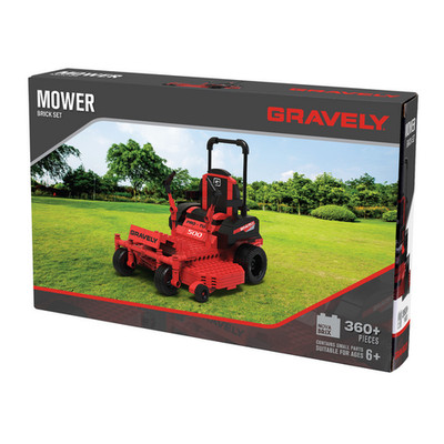 Gravely Red Mower Building  Brick Set 360 Pieces Zero Turn Tractor Collector Set