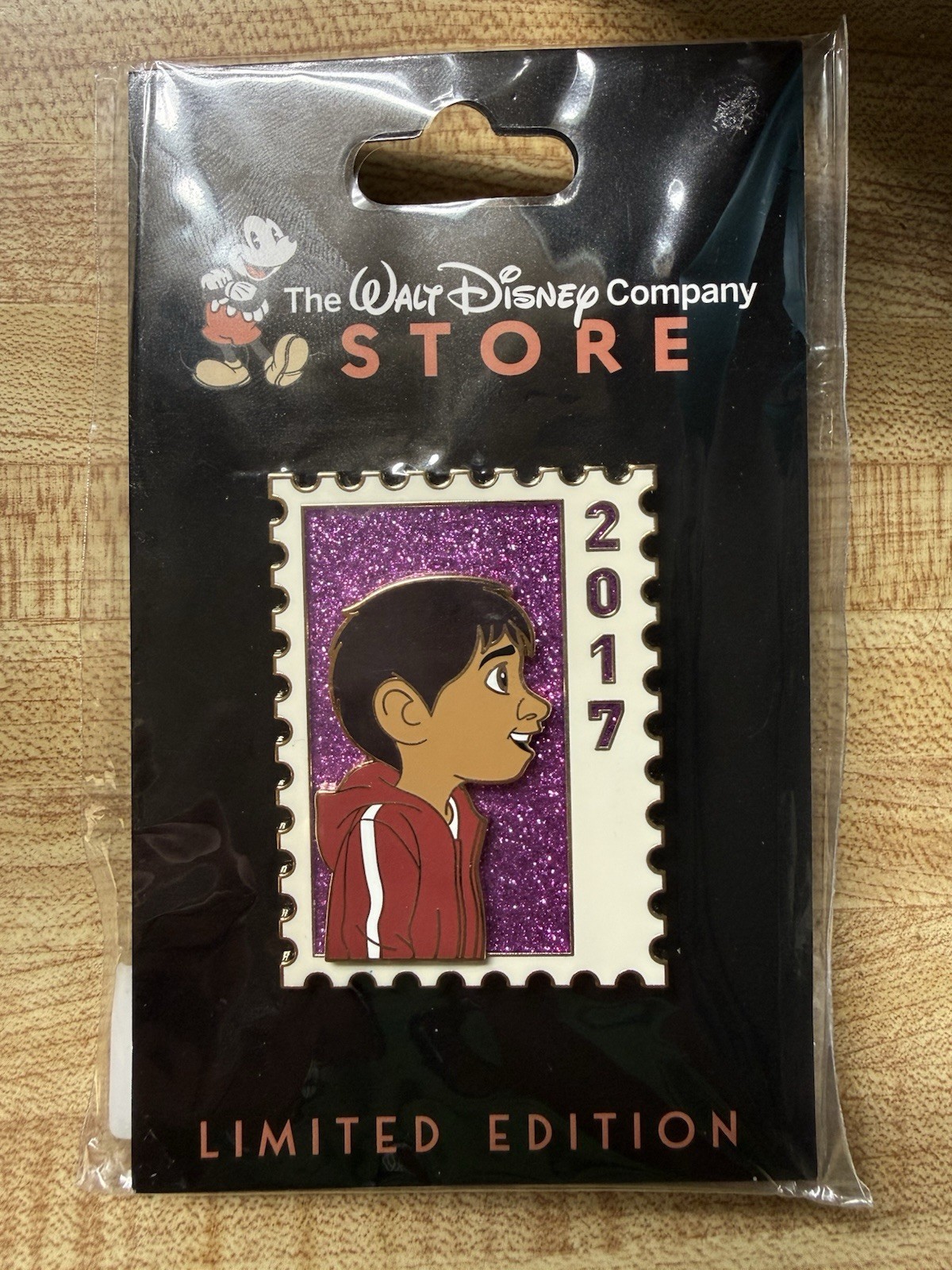 Walt Disney Company Store Miguel Coco Stamp Profile Pin