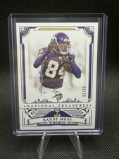 2025 National Treasures #67 Randy Moss #’d /99 HOF Minnesota Vikings Legend