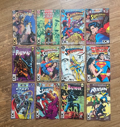 DC Comics 12 lot DC Universe logo variant Superman Batman Catwoman Robin