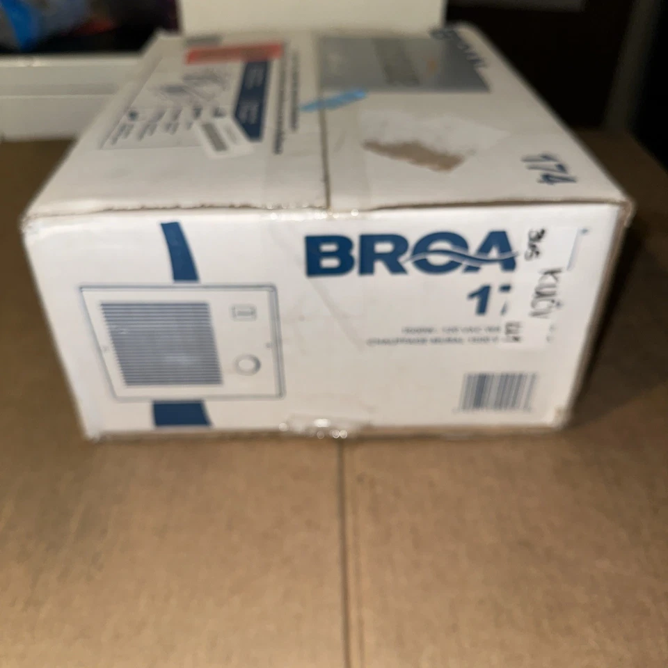 Broan 174 10.5A 1500W 120 to 240V Steel White Fan-Forced Wall Heater 9-1/4 H in. - Image 2 of 4