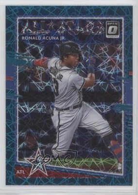 2020 Donruss Optic All-Stars Teal Velocity Prizm 21/35 Ronald Acuna Jr #199 1u6
