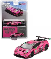 Mini GT 1:64 Lamborghini Huracan GT3 EVO2 #83 Iron Dames 2023 Diecast Model
