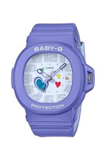Unused CASIO BABY-G PLAYFUL HEARTS BGA 10 6AJF Purple Women s Watch in Box