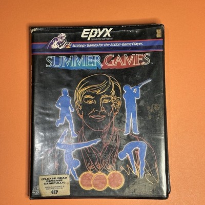 Epyx Summer Games Tape In Box  For Commodore 64 C64 - Tested