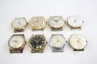 Vintage Mechanical Watch Heads Timex Accurist SPARES/REPAIRS x 8