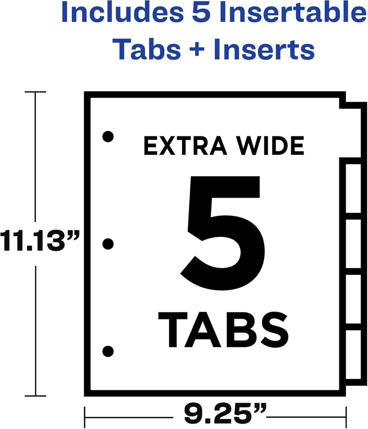 Avery Insertable Tab Index Dividers (AVE11220)