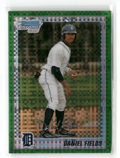 2010 Bowman Chrome #BCP218 Daniel Fields Prospects Green X-Fractor