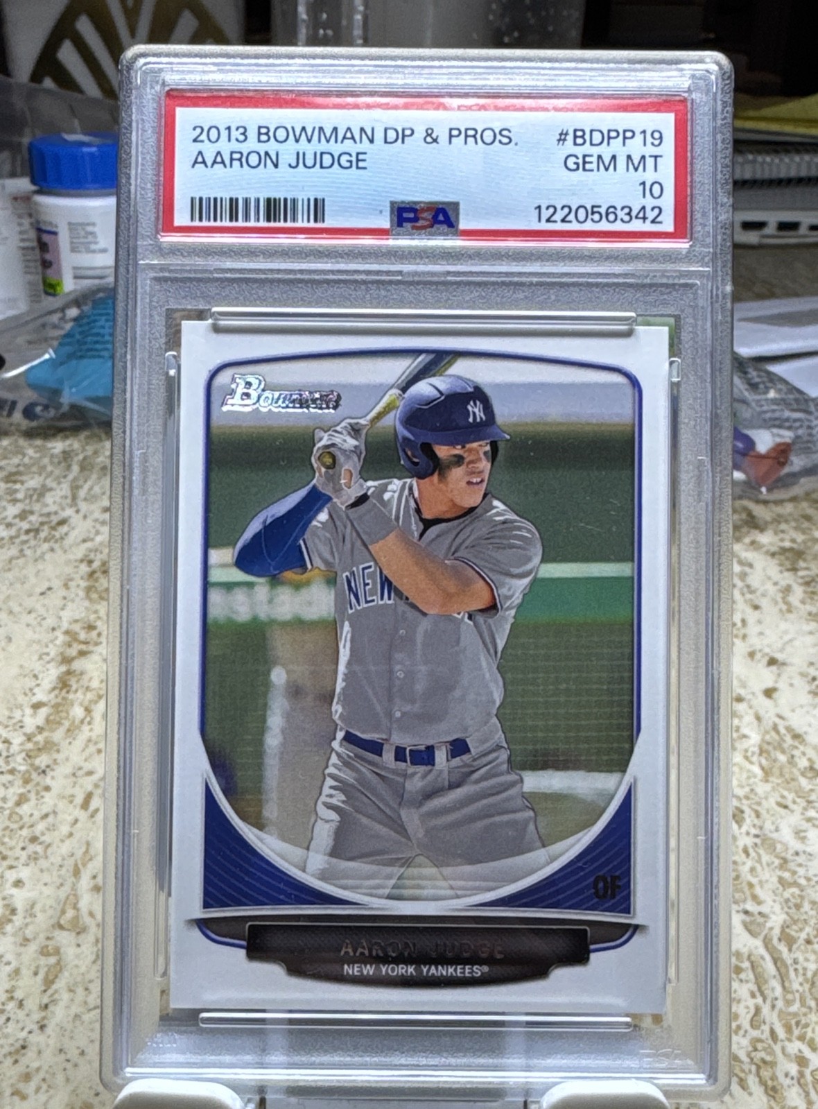 2013 Bowman Draft Picks & Prospects Draft Picks Aaron Judge #BDPP19 (RC) PSA 10