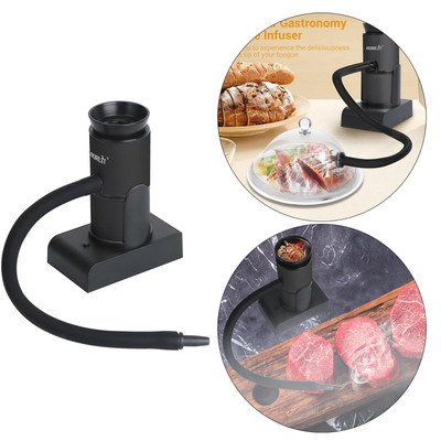 Portable Mini Food Smoker Professional Works w/Wood for BBQ Accessories