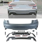 Fits 19-22 BMW G20 3 Series Sedan 4DR M-Tech Rear Bumper Cover Conversion W/ PDC