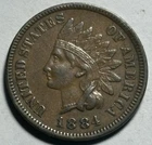 1884 Indian Head Cent — XF Condition
