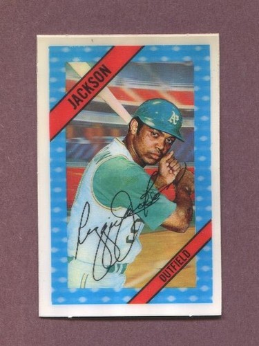1972 KELLOGGS REGGIE JACKSON HOF #20 - OAKLAND A'S - VG-EX+ (2498)