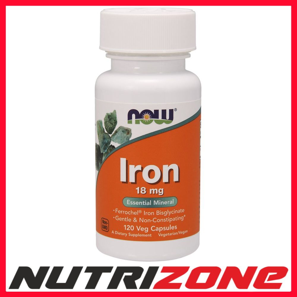Now Foods Red Iron, 18Mg - 120 Vcaps - Image 3