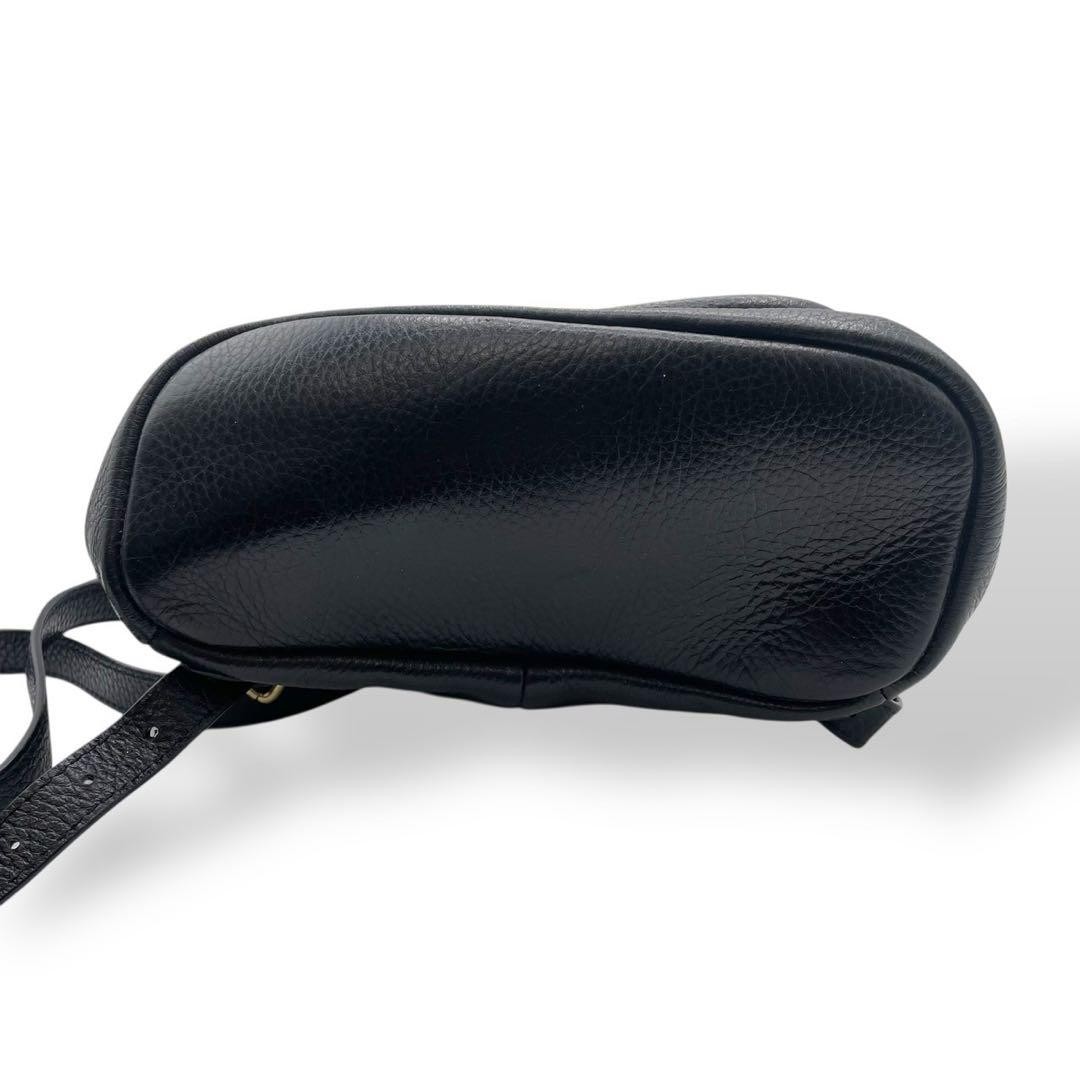 Coach Mini Backpack Drawstring Stitch Pebbled Lea… - image 7