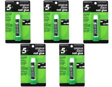 5 Second Nail Salon Nail Glue - 5 Pack