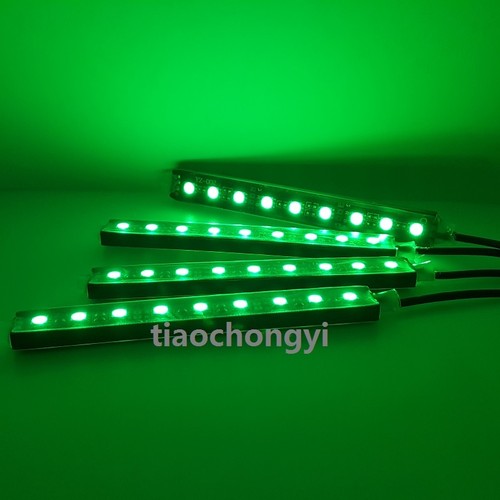 Wireless Remote Music Voice Control Colorful 9 LED Car Interior Light RGB Neon - Picture 6 of 8