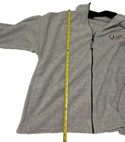 Olympic USA Beijing 2008 Fleece Gray Lightweight Jacket Coat 2XL - Picture 7 of 9