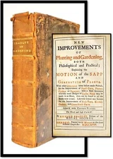 Richard Bradley New Improvements of Planting and Gardening v1-3 w/Kalendar 1718