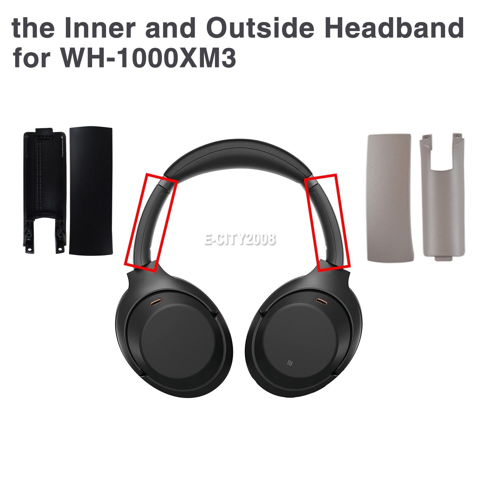 Repair WHXM3 Side Covers Slider Parts kIT Loop Headband for