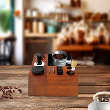 8 In 1 Espresso Knock Box 2.12Inch Coffee Grounds Knock Box w/ Accessories