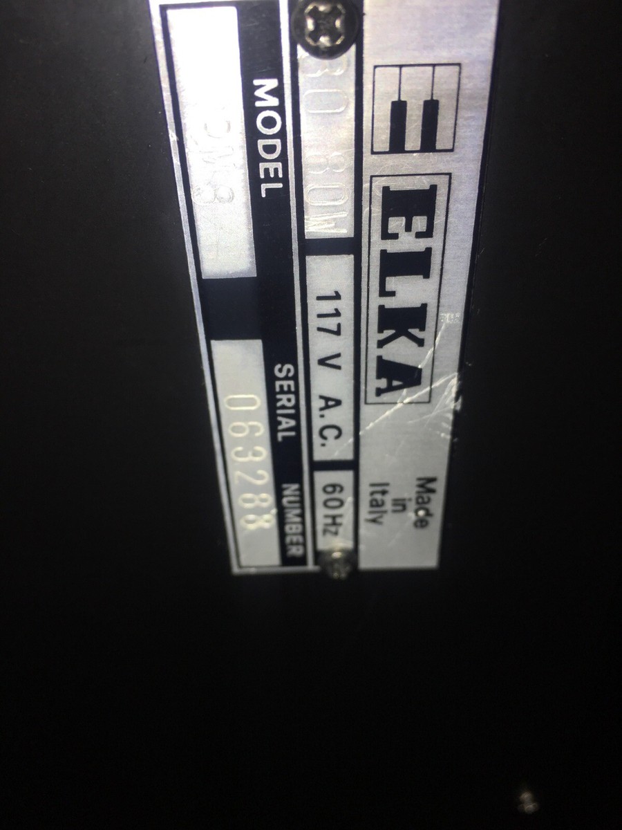 Elka Pm8 Mixer Working | eBay