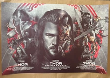 Marvel THOR “If He Be Worthy” By DEVIN SCHOEFFLER Lithograph Art Print 24”x36”⭐️