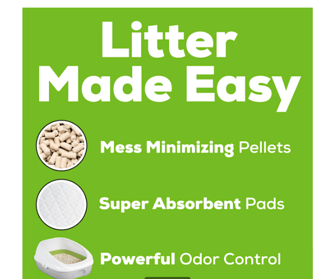 Purina Tidy Cats Litter Pellets, BREEZE Refill Litter Pellets 7 lb