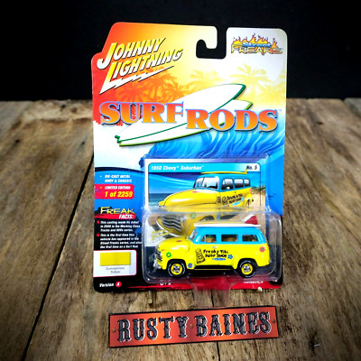 Johnny Lightning Surf Rods, 1950 Chevy Suburban, Limited Edition, Blisterpack