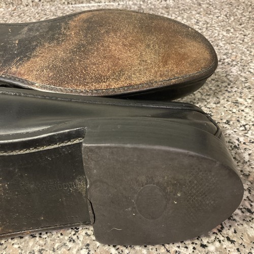 Alden x Brooks Brothers 1330 Black Shell Cordovan Half Strap Penny Loafers 10.5D - 第 16/24 張圖片